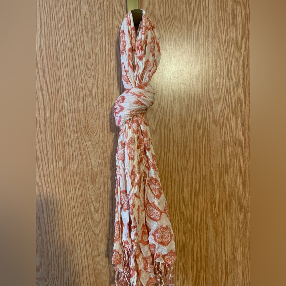 Cato Owl Print Scarf